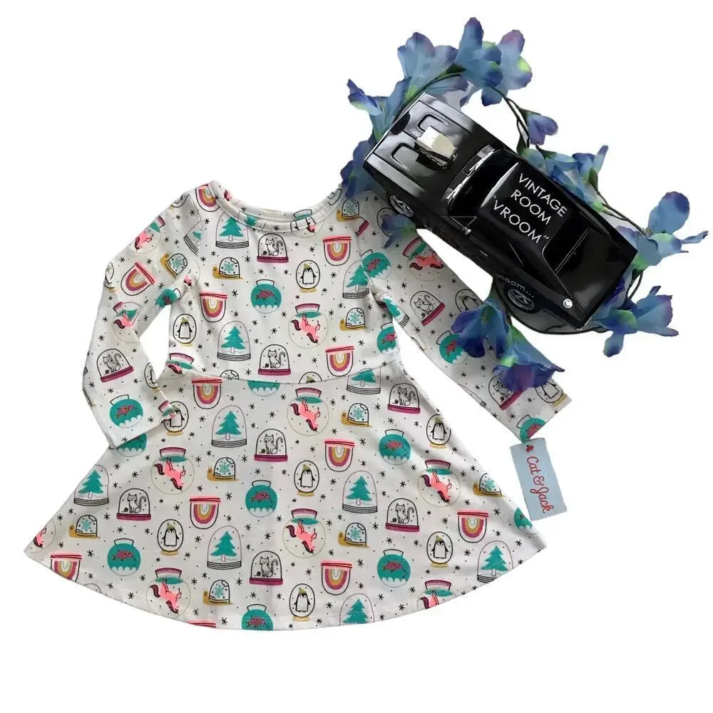 Cat & Jack NWT Long Sleeves Dress Girls 2T